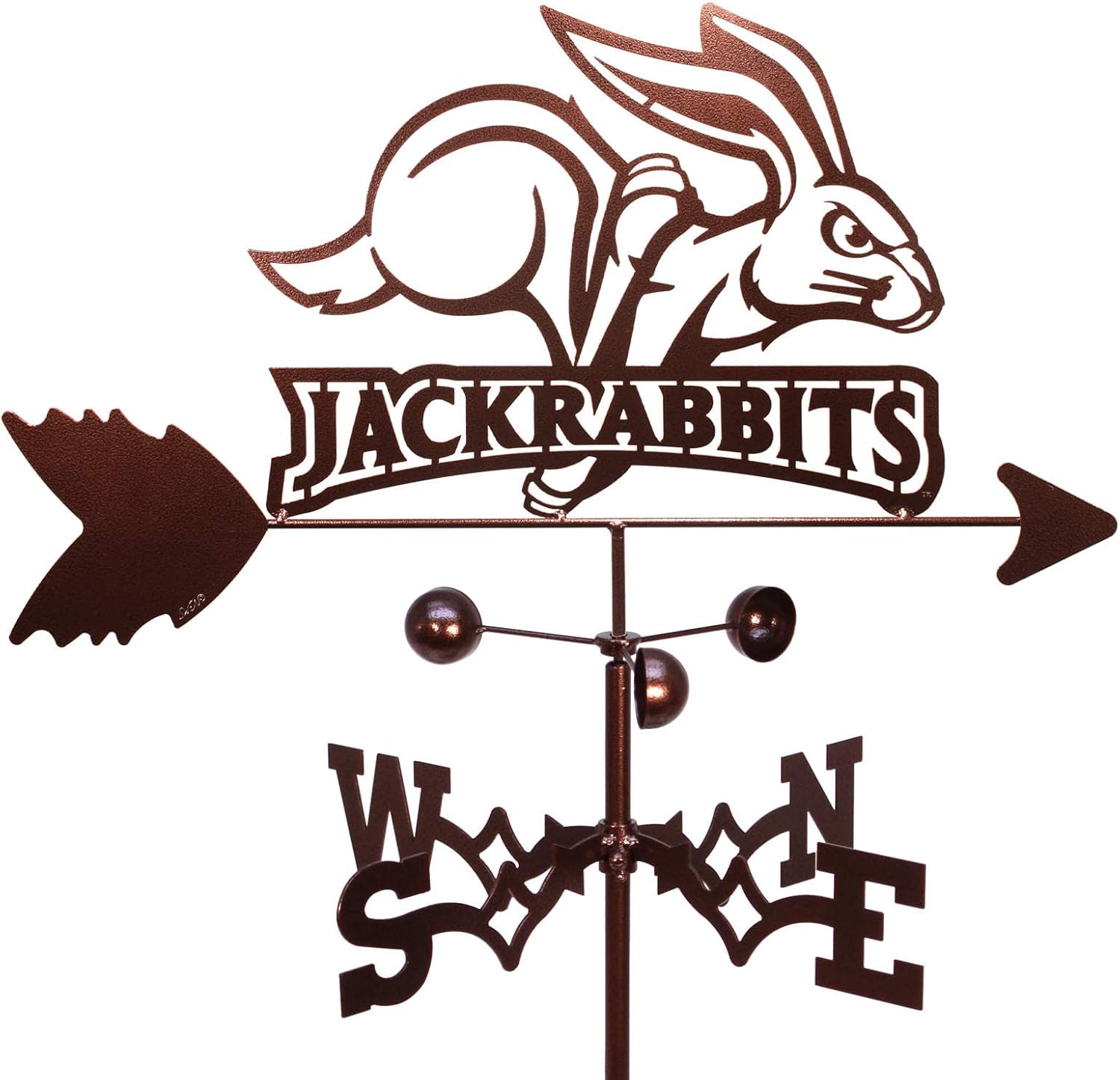 SWEN Products South Dakota State SDSU Jackrabbits Weathervane (Adjustable Mount Include)