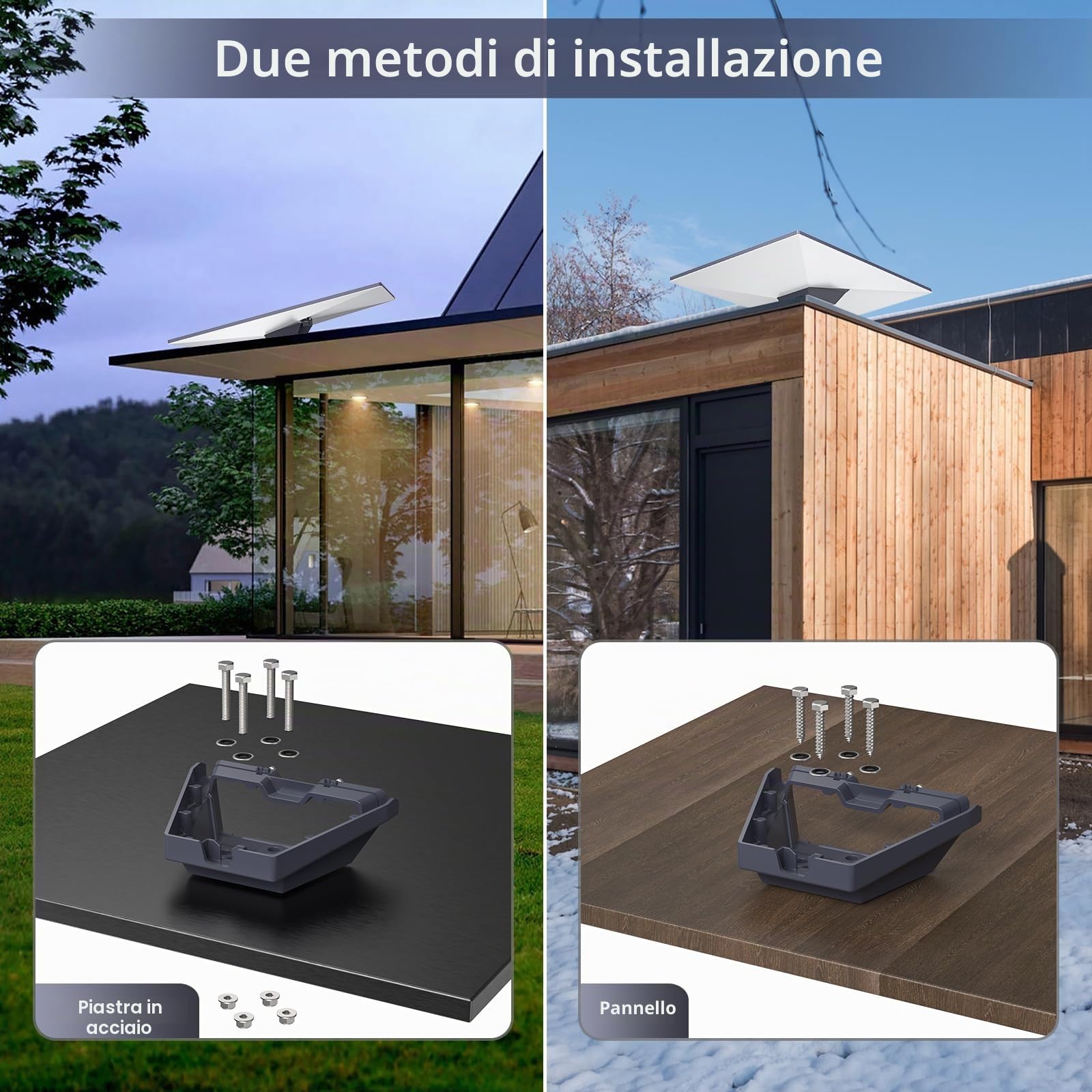 XLTTYWL Starlink Gen 3 Supporto, Supporto per Tetto per Mobilità Standard Starlink Gen3 per Starlink V3 Flat Standard Dishy Adatto per Camper, Legno, Metallo o Binari di Veicoli
