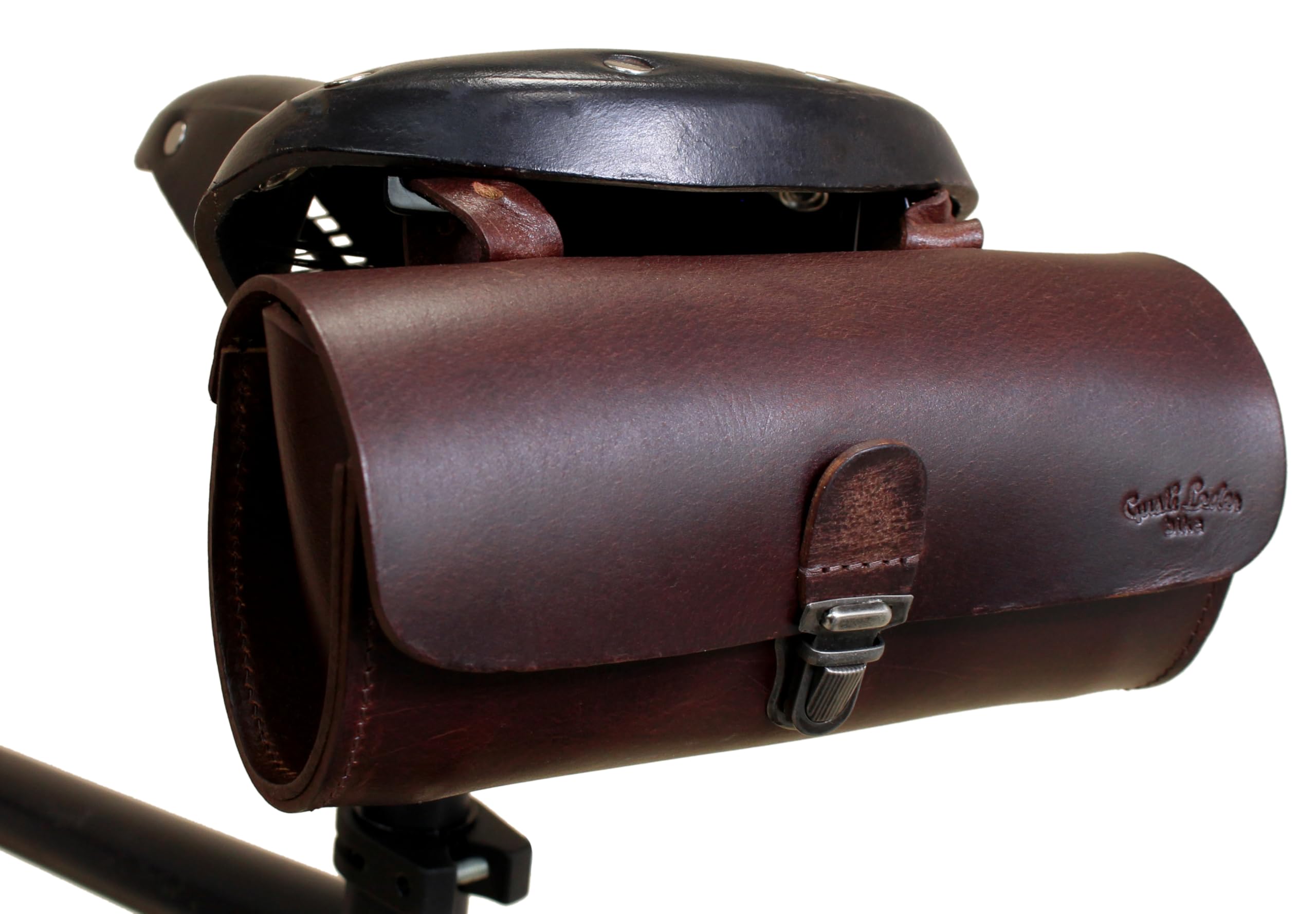 Gusti Sac pour vélo - Raymond P. Sac pour Selle Vintage pour Brooks Selles Système Anti-vol Marron
