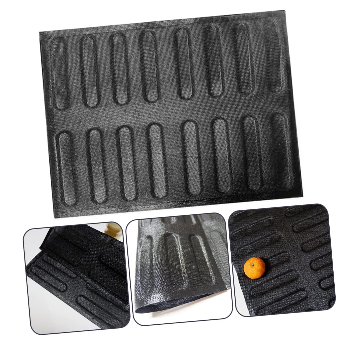 Molde Para Brownies Divisores Silicona Transpirable Hornear Pan Accesorio Para Hornear