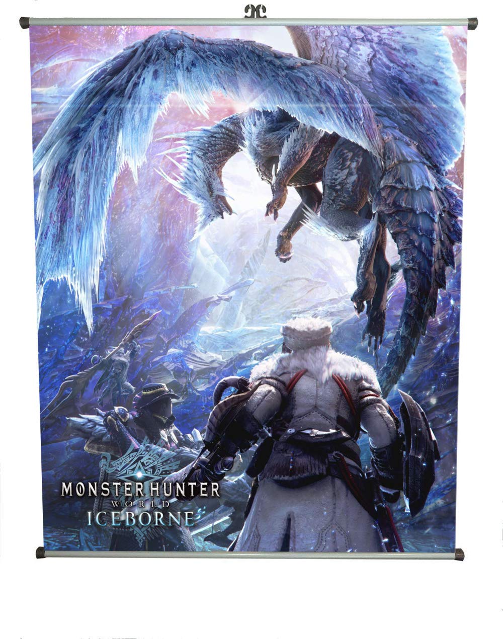 Monster Hunter World Wallscroll Poster Tissu Gaming Iceborne 60x71