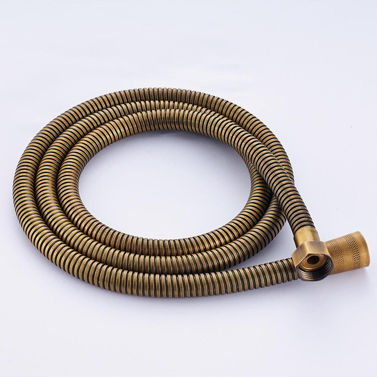 Manguera de acero inoxidable, Mangueras de ducha sin torceduras Manguera de 59 pulgadas for cabezal de ducha de mano Reemplazo de manguera de ducha Manguera flexible de acero inoxidable Antitorsión-Ne
