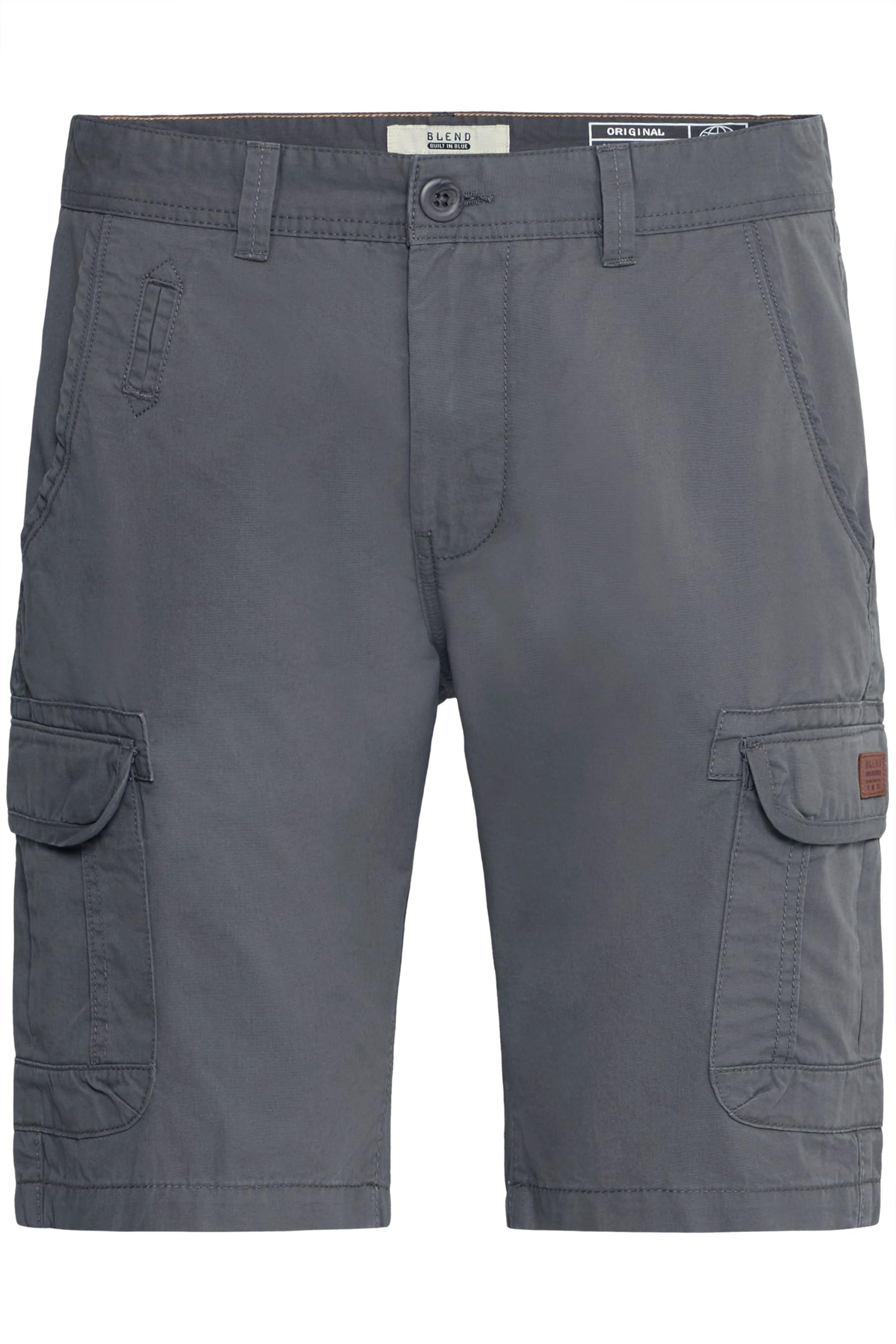 Blend BHCrixus Herren Cargo Shorts Bermuda Kurze Hose mit Cargotaschen Eingrifftaschen Gürtelschlaufen 100% Baumwolle Regular fit