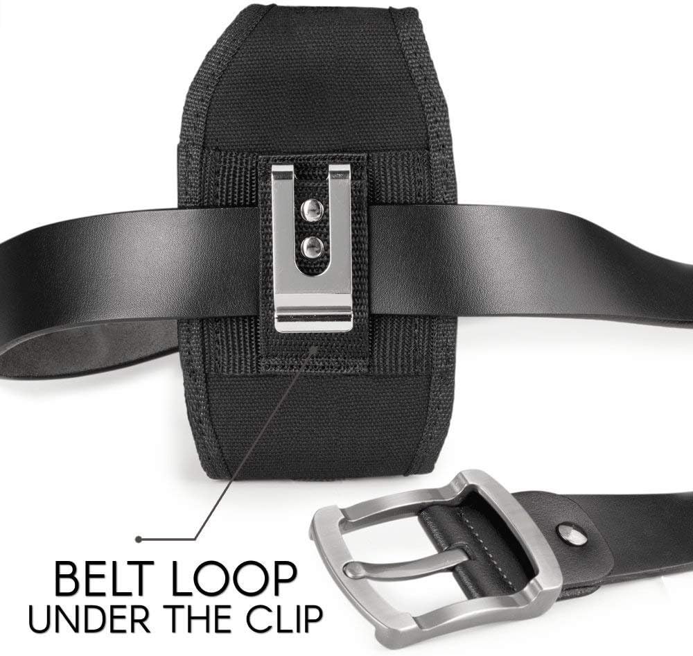 AGOZ Case for Google Pixel 10, 9, 8, 7, 6, Pixel 6 PRO, Pixel 5A 5G, Pixel 4A 5G, Pixel 4 XL, Pixel 3A XL, Rugged Holster Pouch Cover w/Metal Clip Belt Loops (to fit W/OTTERBOX Defender, Commuter) - Image 6