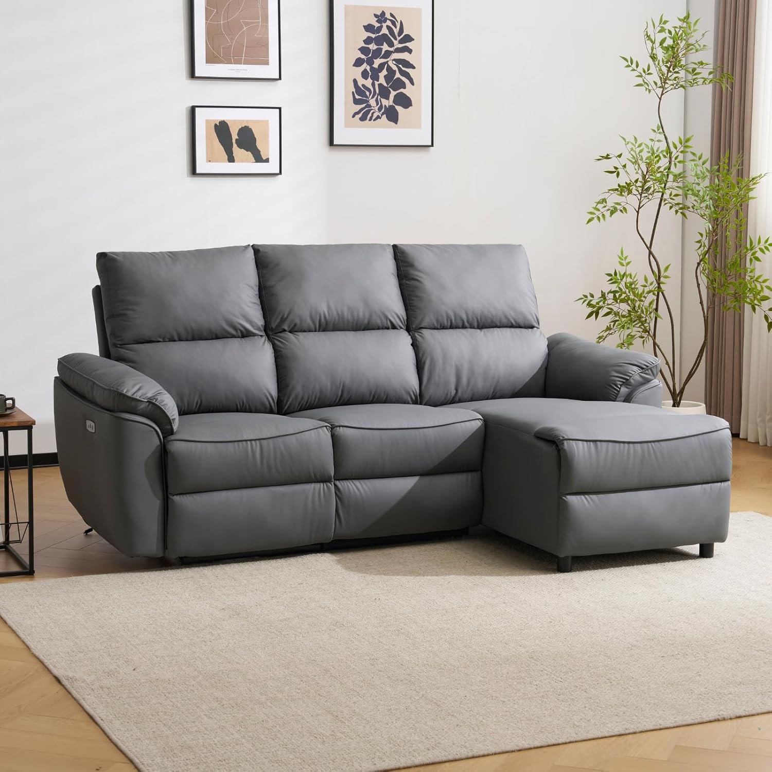 チェスターフィールド 高級ラウンド形 ソファ兼オットマン クリーム