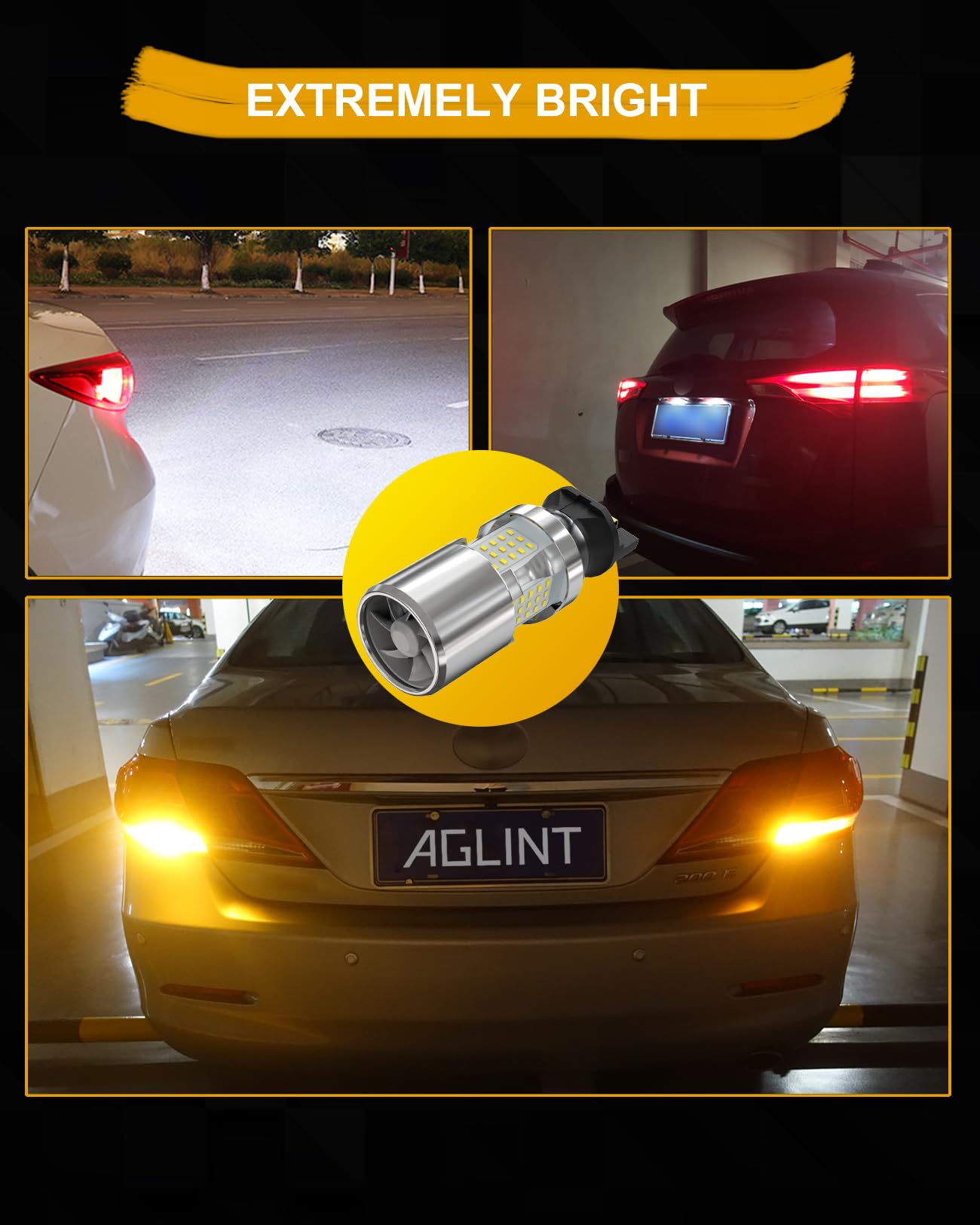 PWY24W PW24W LED Lampadine CANBUS Senza Errori Anti Hyper Flash 12V PW16W 12182 NAHTR 12174 12174NA per Auto DRL Marcia Diurna Luce Indicatori di Direzione 6500K Bianco 2PCS