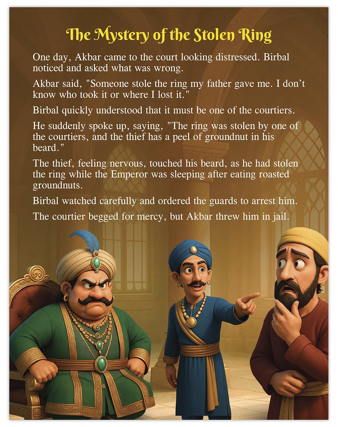 Akbar Birbal Story Book in English - 101 Story Book for Kids | Best Selling Akbar and Birbal Story Book for Kids in India (Hardback) | Premium Quality Moral Story Book | Two Brothers Publications 3