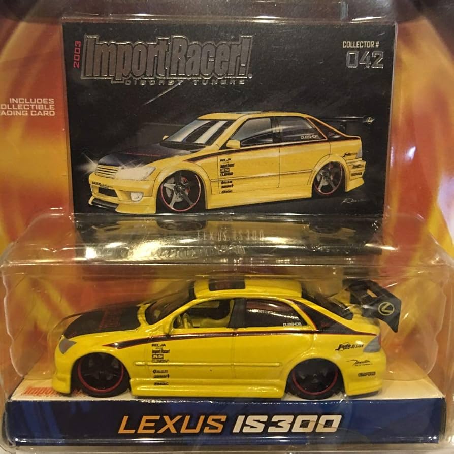 Amazon | Jada 1/64 LEXUS IS300 DUB カスタム イエロー