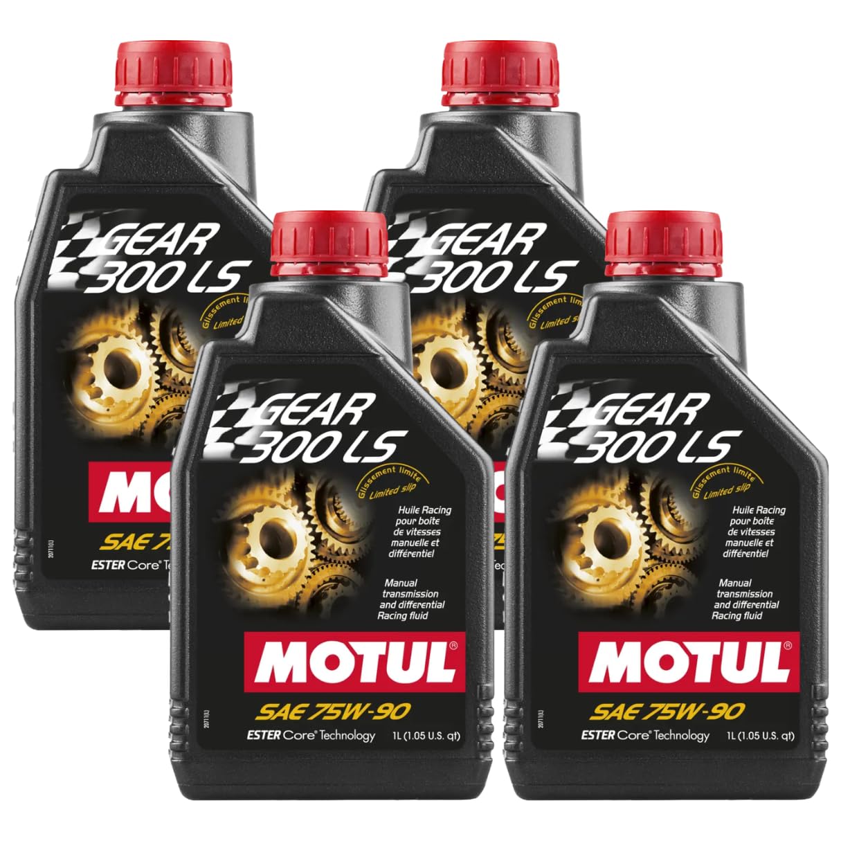 Motul Gear 300 LS 75W90-100% Synthetic Ester (Pack of 4) : Amazon