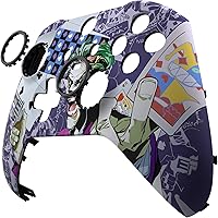 Vista 7 de eXtremeRate Clown Cards - Cubierta de placa frontal de repuesto para Xbox One Elite Controller Series 2 (modelo 1797), carcasa frontal suave al
