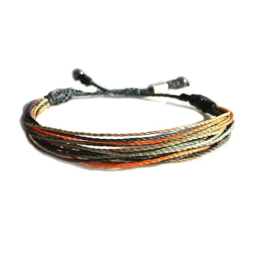 Miniatura 2 de Boys Surfer Bracelet String Rope Handmade Kids and Teens Friendship Jewelry Size Adjustable for Young Children and Teenage Boys