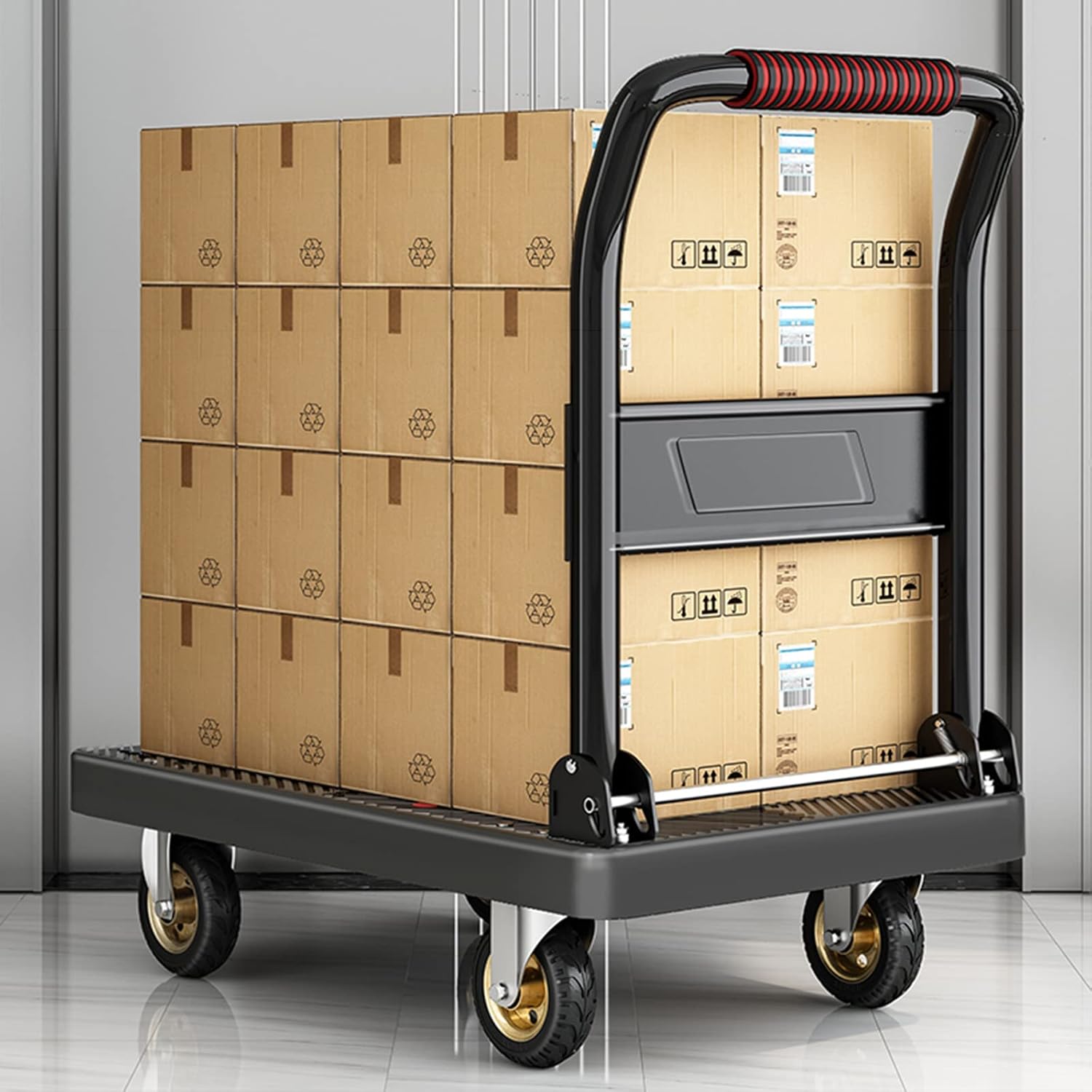 Tightstore Dolly Cart Heavy Duty, Dolly Cart Foldable with