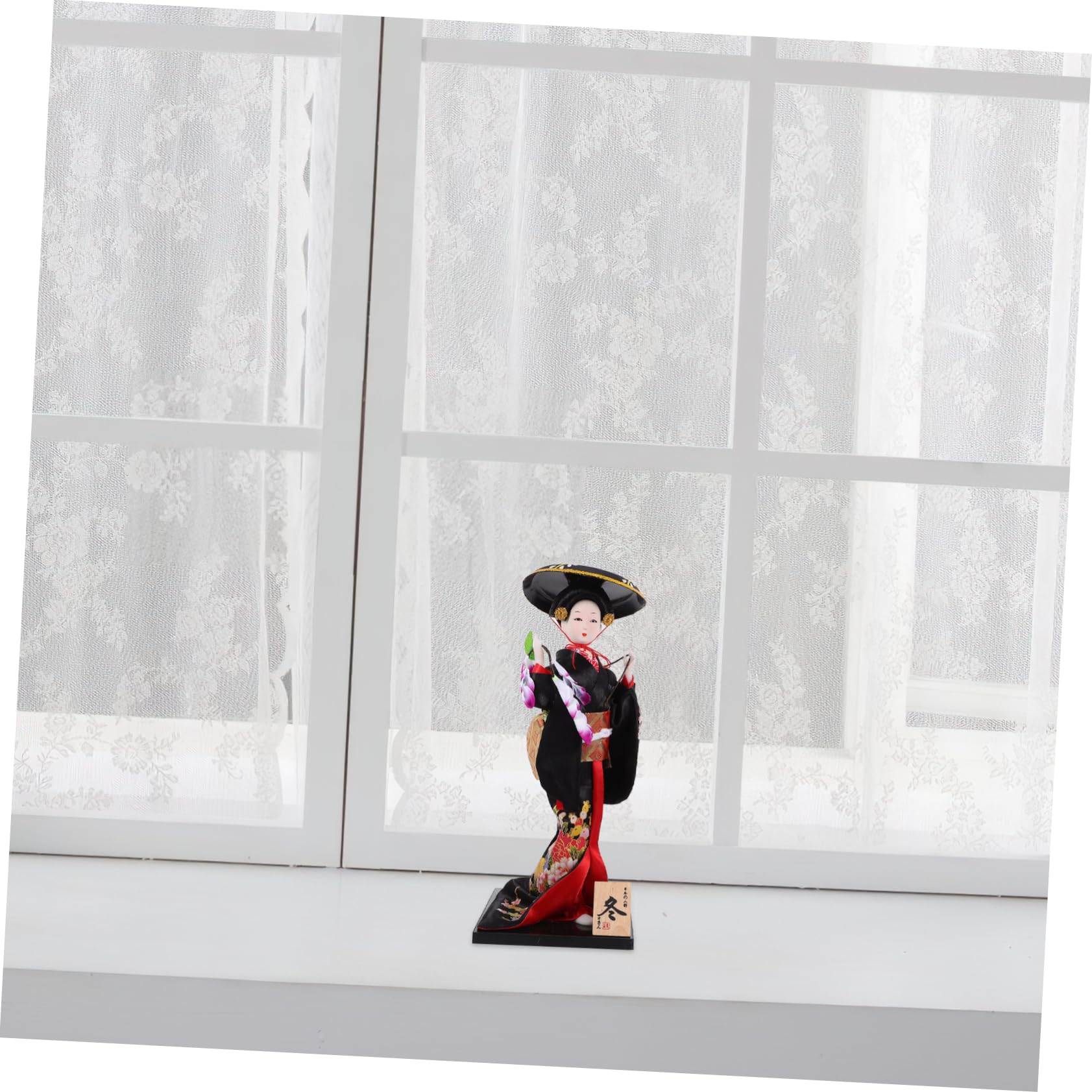 TOPBATHY 2 Pièces Poupée Geisha Japonaise Figurine de poupées Kimono poupée Kimono Traditionnelle Décoration de Table Japonaise de décoration Japonaise Ornement de Bureau