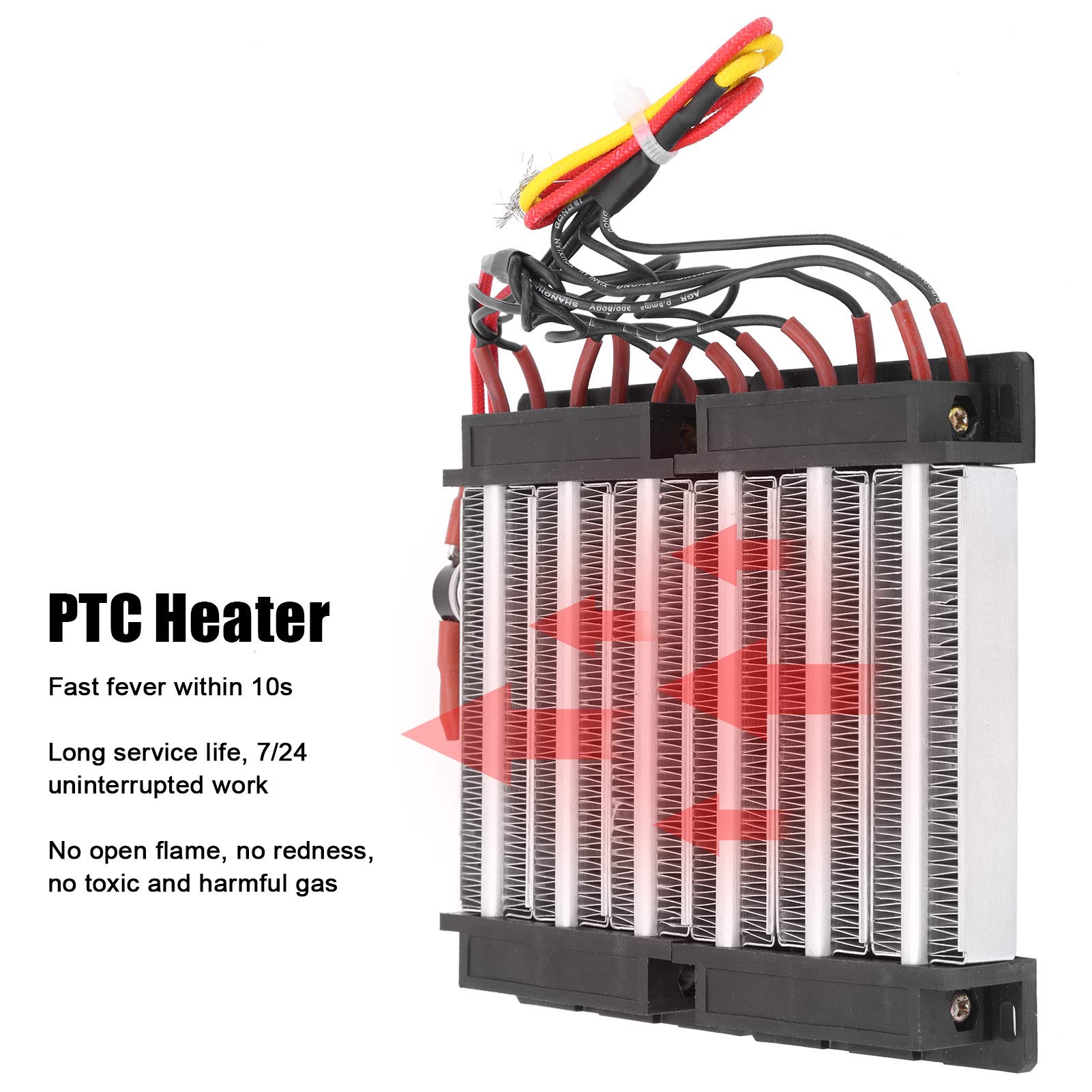 OKAT Calentador PTC Aislado, Calentador de Elemento Calefactor Termostático de Seguridad para Purificador para Automóvil para Humidificador para Secador de Pelo para Aire Acondicionado