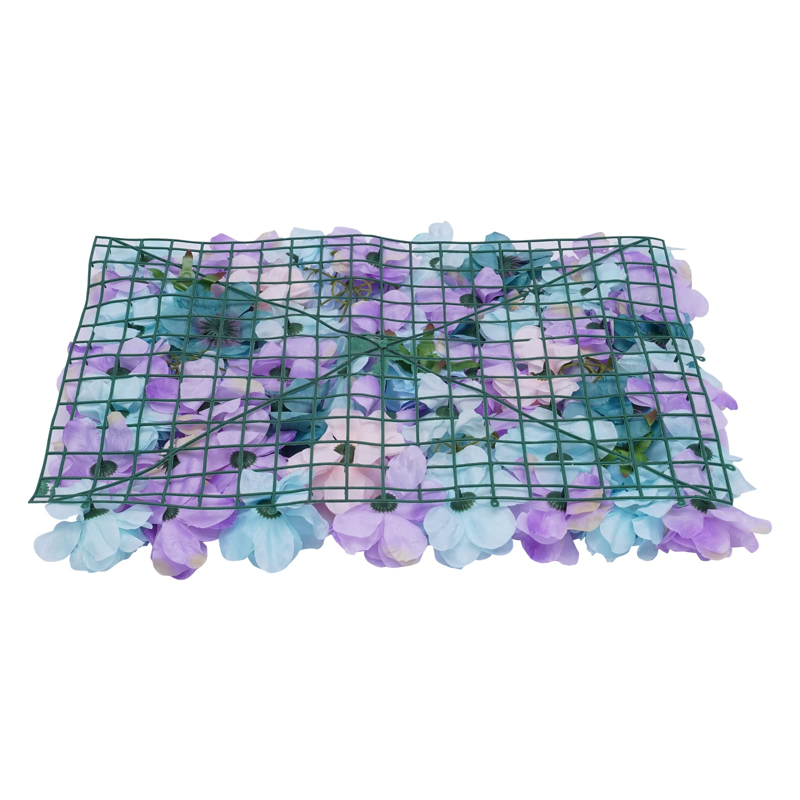 OUKANING Künstliche Blumenwand Paneele 40X60cm, Romantik Rosenwand Kunstblumen Rechteckig, Mehrere Farben Verfügbar, Für Wohndekoration, Party Hochzeit Aktivitätsdekoration (Typ D: 6-teilig)