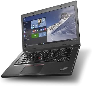 Lenovo ThinkPad L460 14-inch Laptop - Intel Core i5-6200U 2.30GHz, 8GB RAM, 256GB SSD, Intel HD Graphics 520, Windows 10 (Renewed)