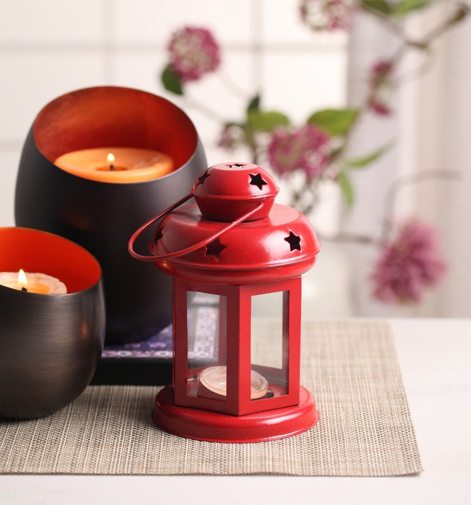 eCraftIndia Lantern Decoration with Tealight Candle