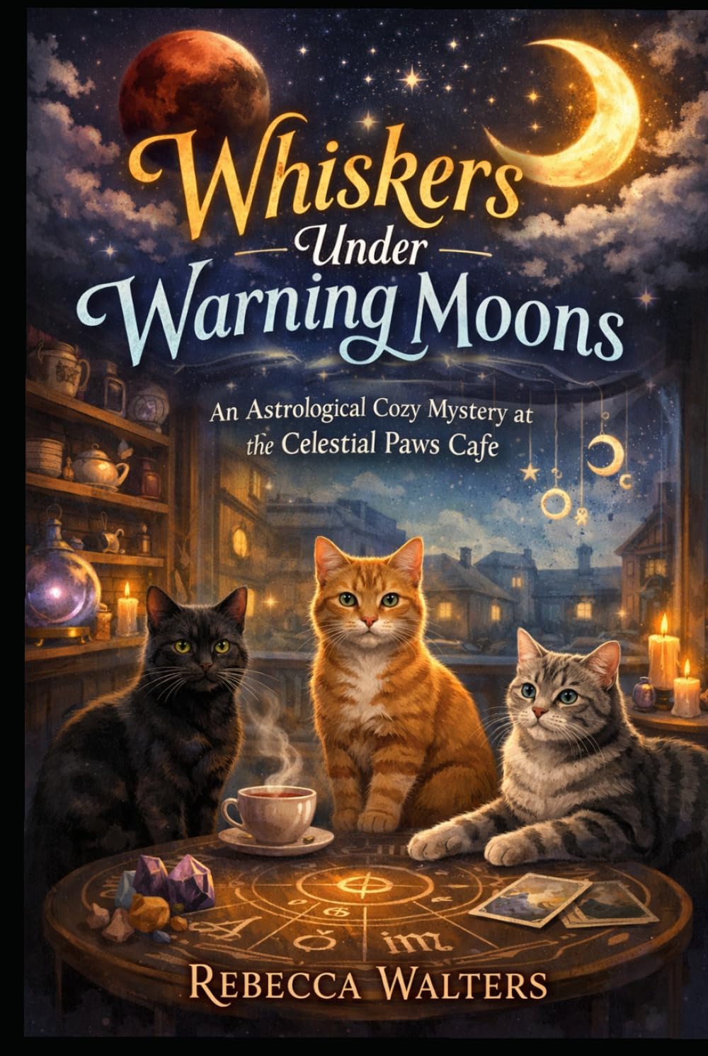 Whiskers Under Waning Moons: An Astrological Cozy Mystery at the Celestial Paws Café