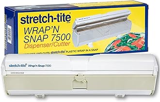 STRETCH-TITEWrap'n Snap 7500 Dispenser, Easy Refill and Cutter for Plastic Wrap