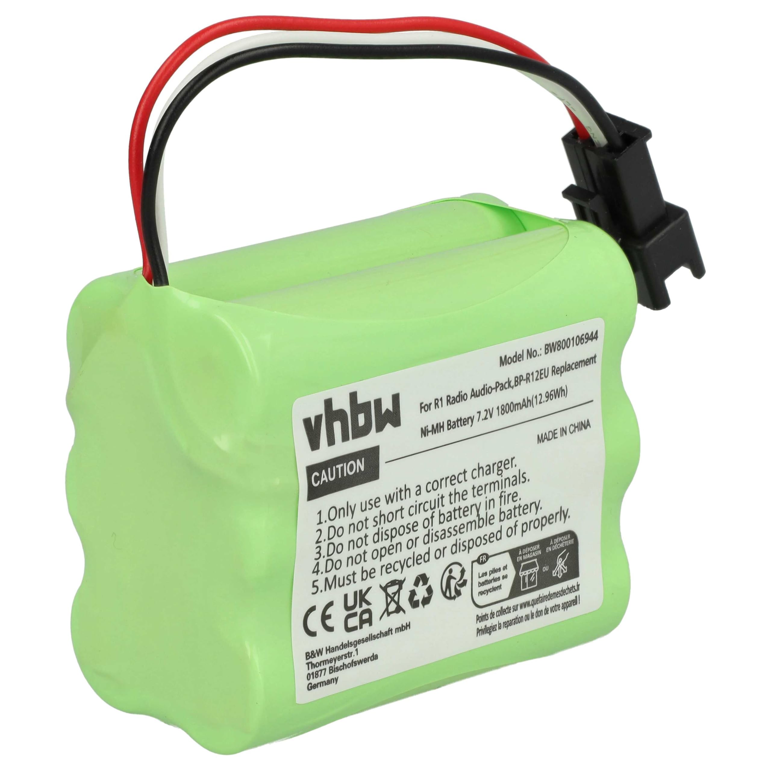 Vhbw 1x Batteria Compatibile Con Sumvision Bluetooth GPS Receiver Ricevitore Gps Bluetooth 700mah 37v Li Ion 82791404