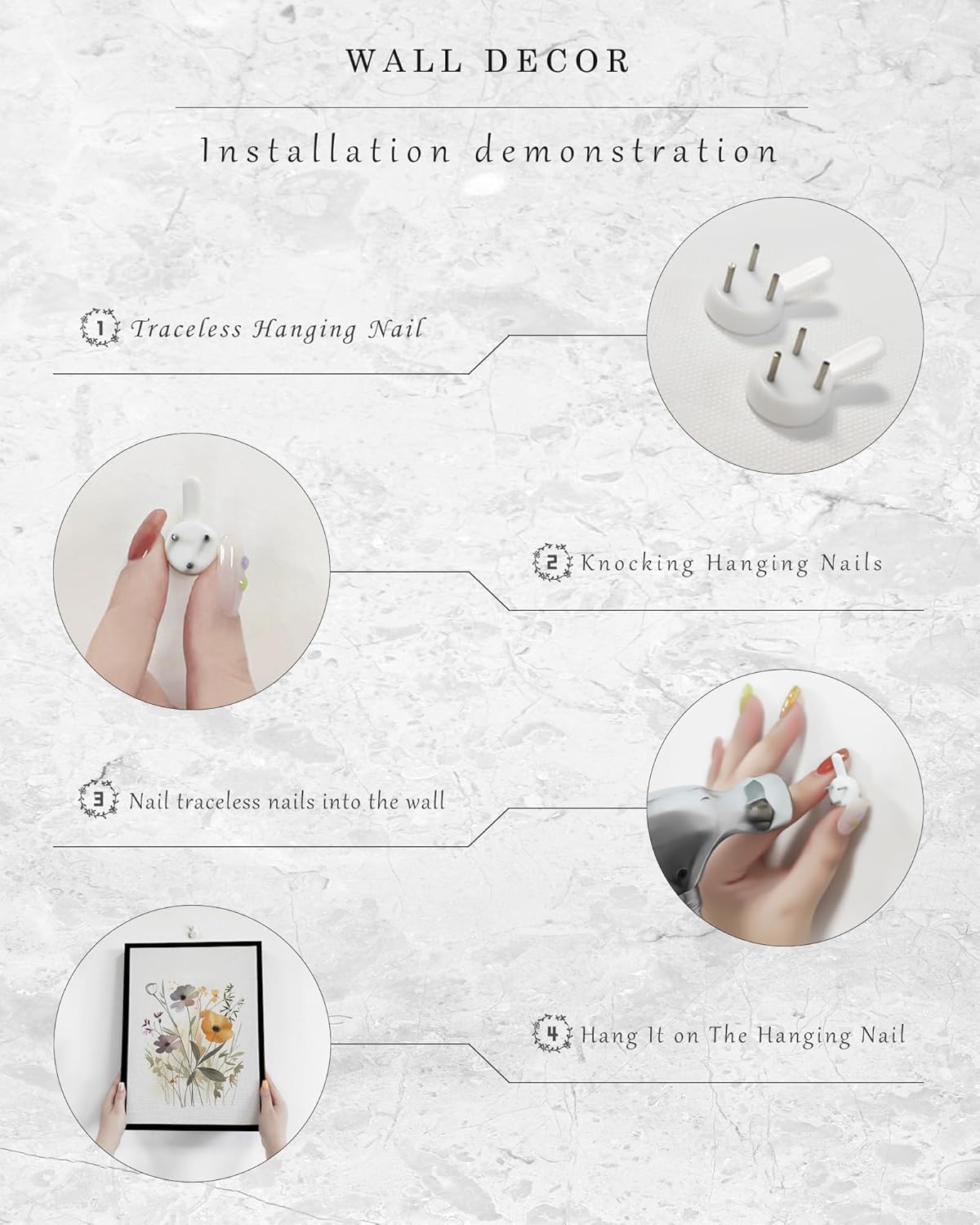 PHOPAGO Black Abstract Wall Art Large 24x36in Ink Wash Minimalist Lines Framed Canvas Painting Artwork Living Room Bedroom Home Decor Black Framed