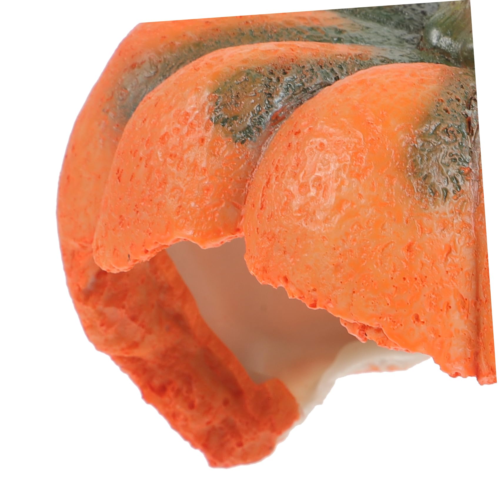 Ciieeo 4 Piezas Casa De Escondite De Calabaza Cueva Decorativa del Acuario Dibujos Animados Piel De Pescado Cueva De Peces En Forma De Calabaza Largo Adornos Resina