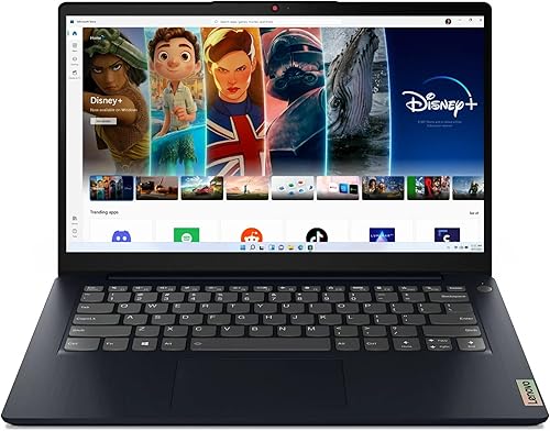 Lenovo 2023 Ideapad 3 Laptop FHD de 14 pulgadas, AMD Ryzen 7 5700U, 8 GB de RAM, SSD de 512 GB, gráficos AMD Radeon, lector de huellas dactilares,
