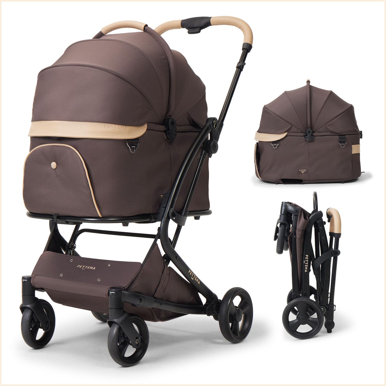 Amazon.co.jp: 【特許登録済み·1秒瞬間折りたたみ分離型】PETTENA