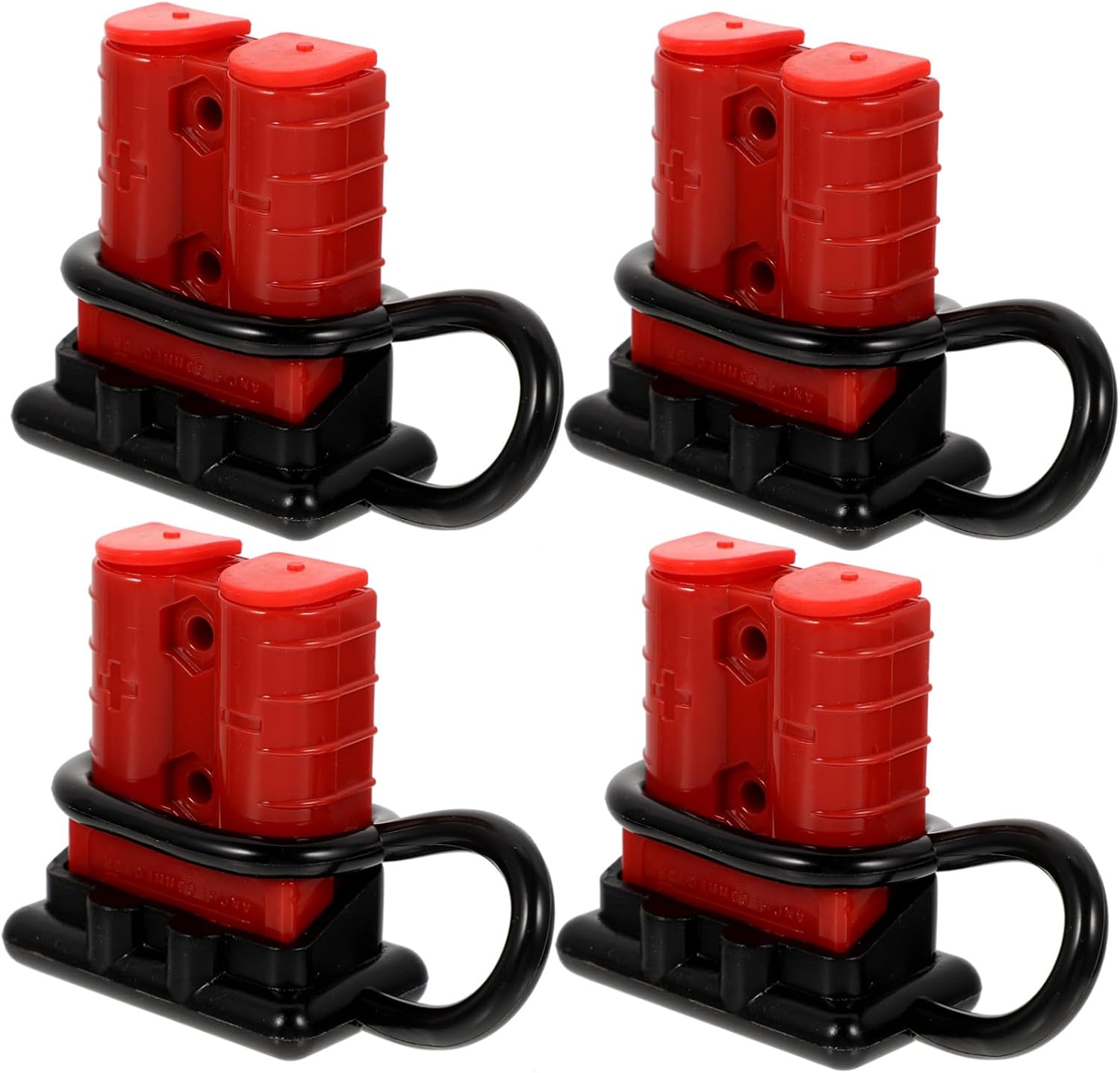 ABOOFAN 4pcs Quick Connect Electrical Connector for ATV Bike Forklift and Electric Vehicles High to Install Solid Material and Cover