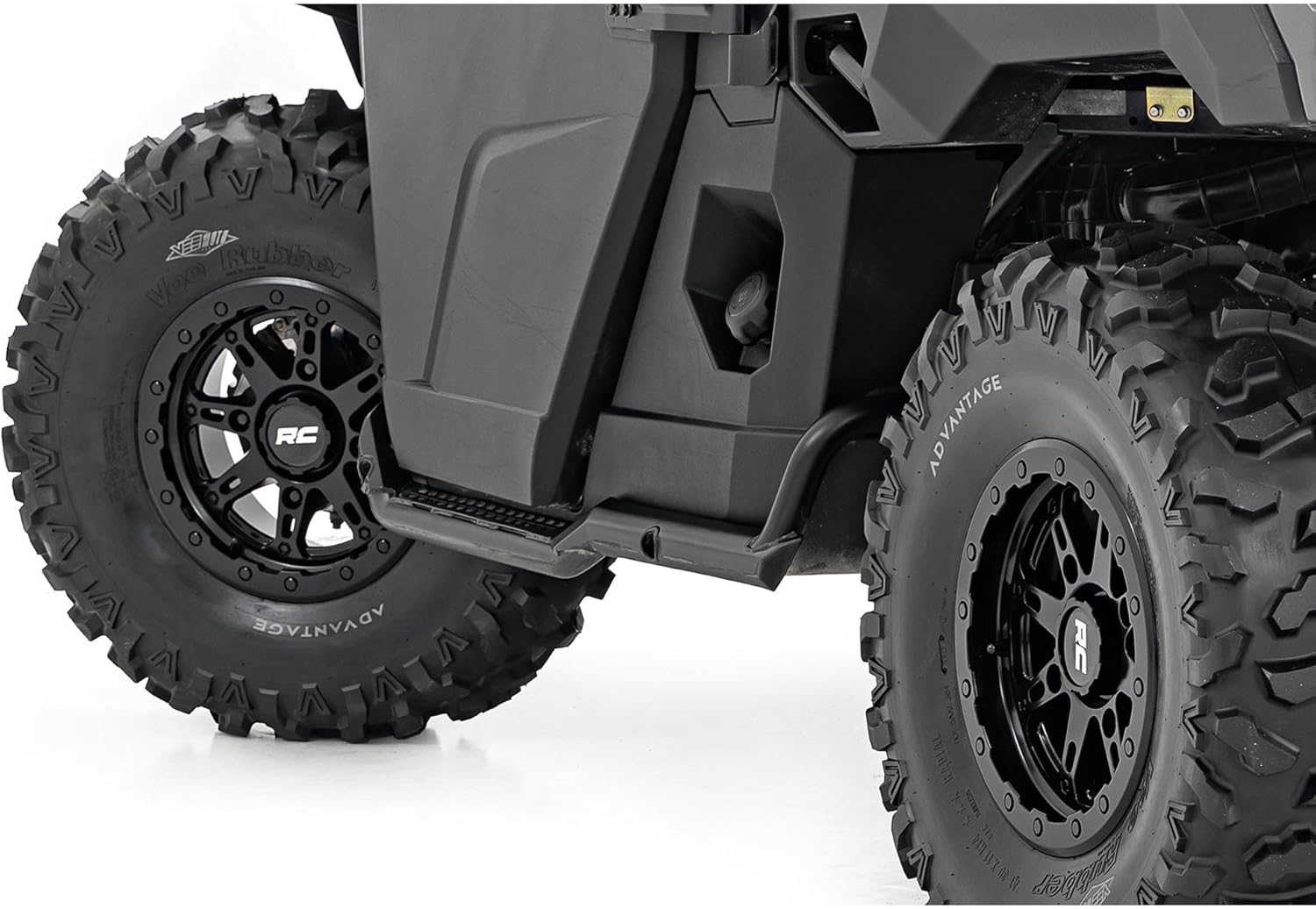 Rough Country 94 Series One-Piece Aluminum Wheel - 14x7, 4x156mm Bolt Pattern, +10mm Offset, Matte Black for UTV, ATV