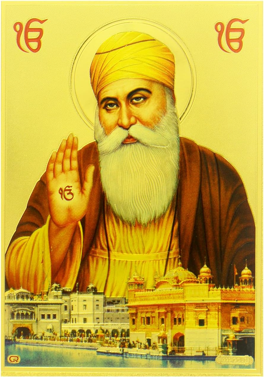 Yogic Mantra Waheguru Guru Nanak (5x7)