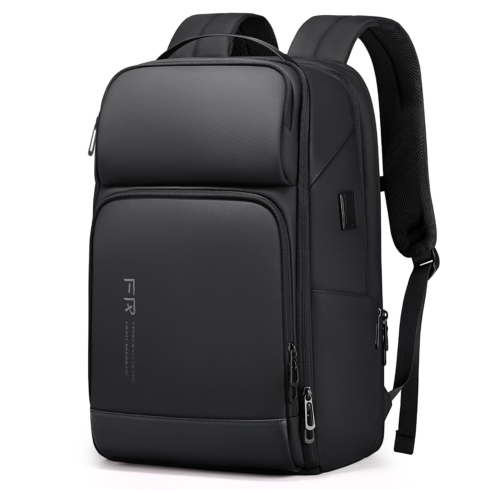 FENRUIEN Laptop Rucksack Erweiterbarer 17 Zoll, 26-35L Business & Reise-Backpack mit USB & Laptopfach, für Herren, Damen, Mädchen, Teenager
