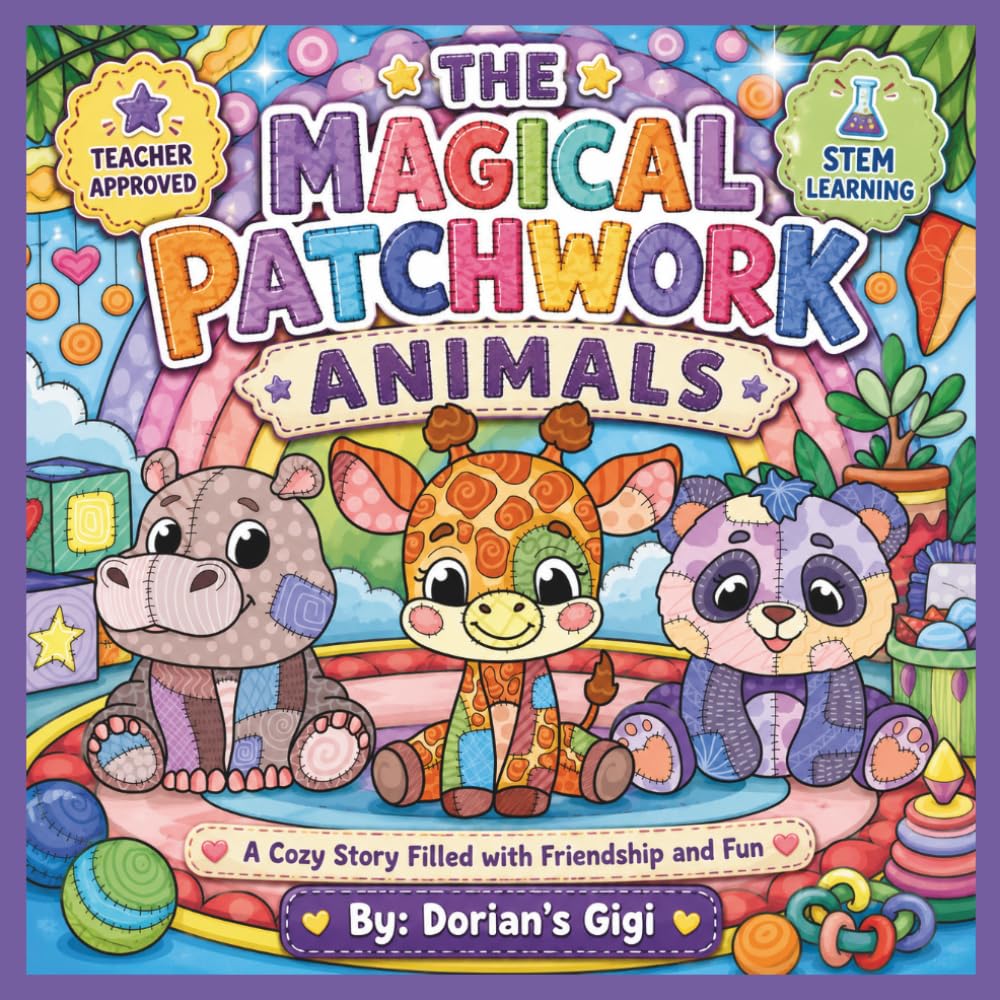COZY PATCHWORK FRIENDS: ADORABLE QUILTED ANIMAL ADVENTURES FOR KIDS 3-7 (A DORIAN'S GIGI CUTE AND COZY ADVENTURE)