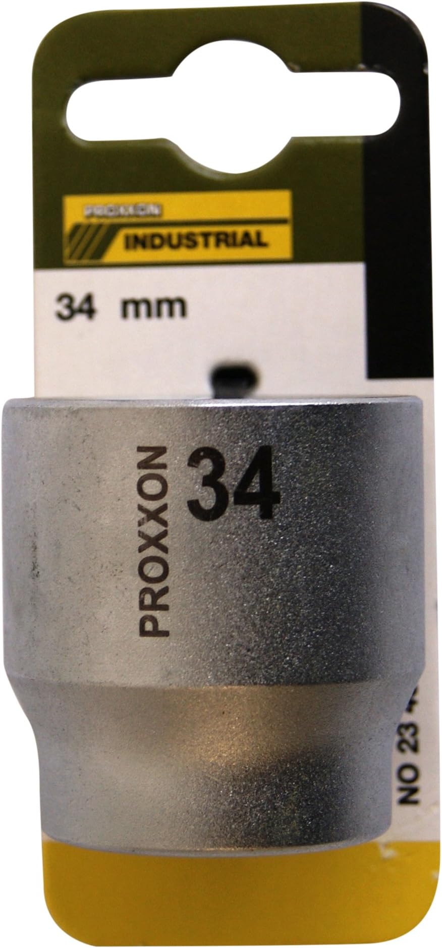 Clé à Douille Courte Hex 1/2 17 Mm PROXXON 2223416 - Acier Chrome Vanadium Fabriqué En Espagne
