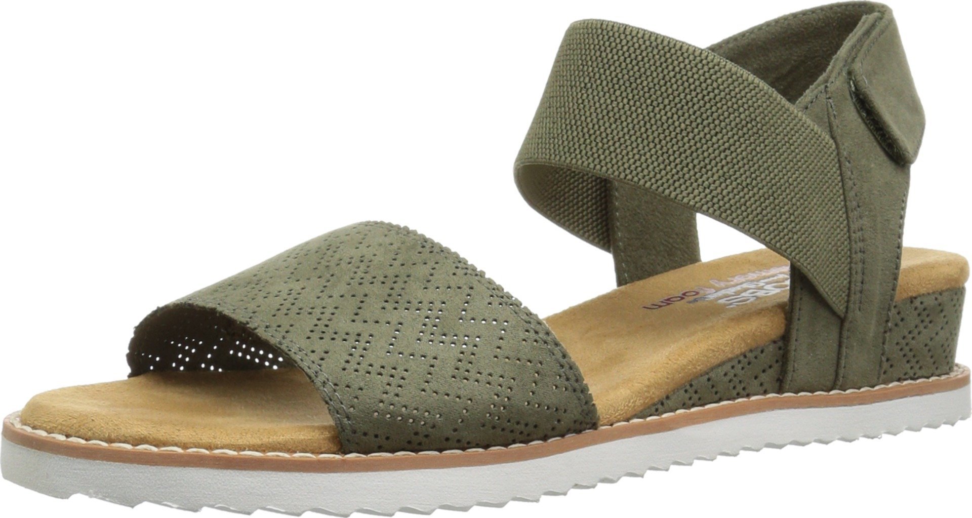 Skechers Womens Bobs Desert Kiss Ankle Strap Sandals Desertcart