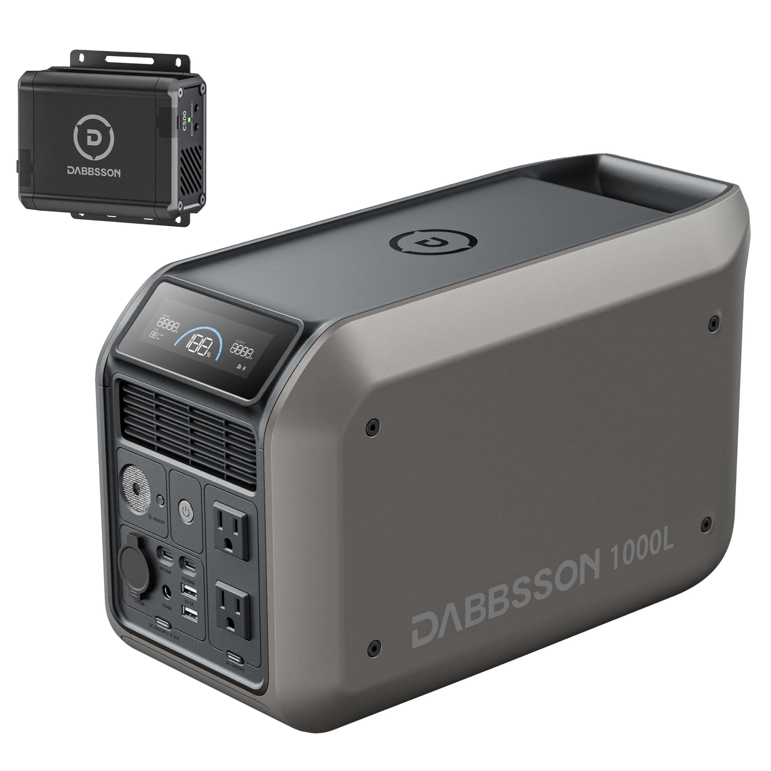 dabbson1000ダブソン1000災害予防に安全な機器. Amazon.co.jp: 走行充電器 Dabbsson Charger Sとポータブル電源 1000L