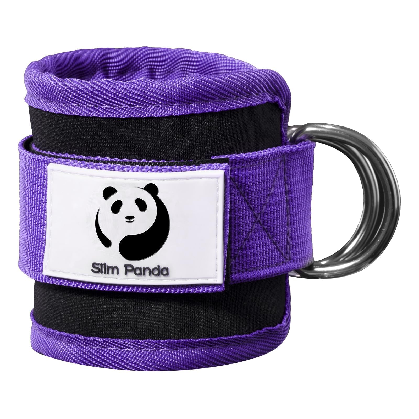 Slim Panda Ankle Strap for Cable Machine Attachments, Resistance Bands for Kickbacks, Glute Workouts, Leg Extensions, Curls, and Hip Abductors for Men and Women