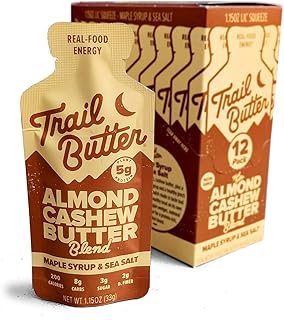 Trail Butter Lil’ Squeeze Nut Butter Energy Pouches, 1.15oz (12-Pack) – ...