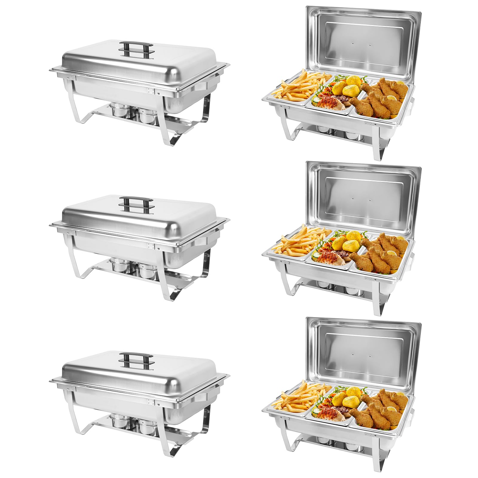 IMACONE Chafing Dish Buffet Set 6 Pck