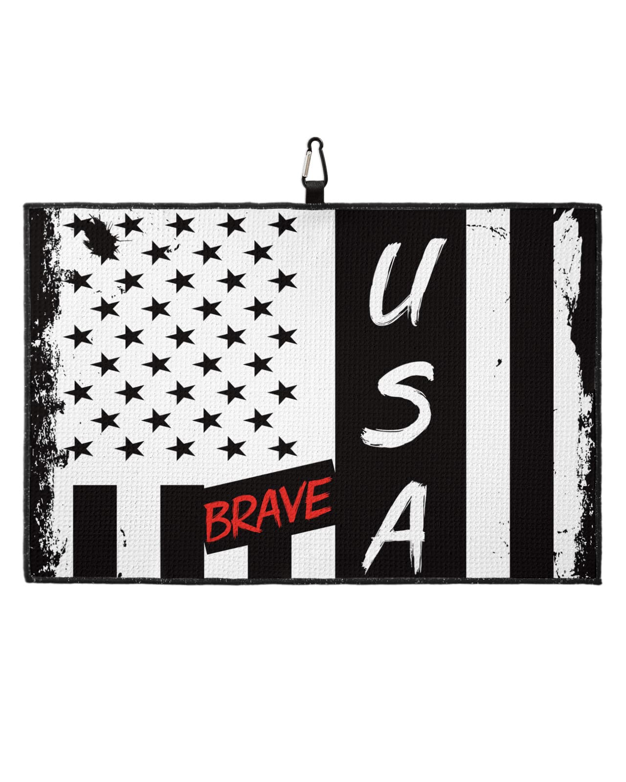 Amazon.com: OComster American Black Star Retro Flag Thin Line Golf 