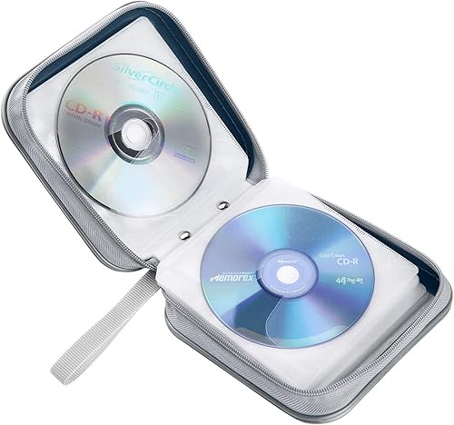 Miniatura 23 de Funda para CD, capacidad para 40 unidades, para CD/DVD, cartera, de plástico duro, DVD, carpetas de almacenamiento para automóvil, hogar, oficina,