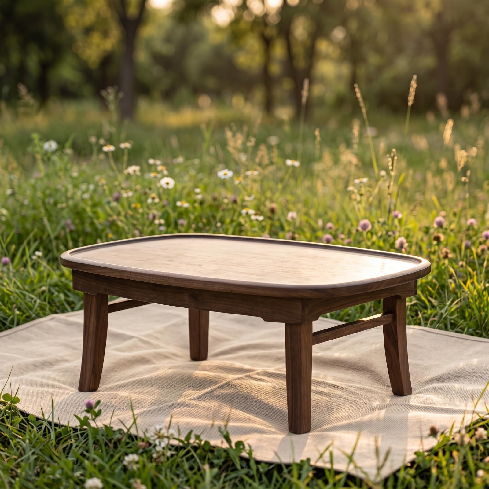 Mesa Té Plegable Ahorra Espacio Mesa Plegable Versátil Mueble para Lectores, Style to 3