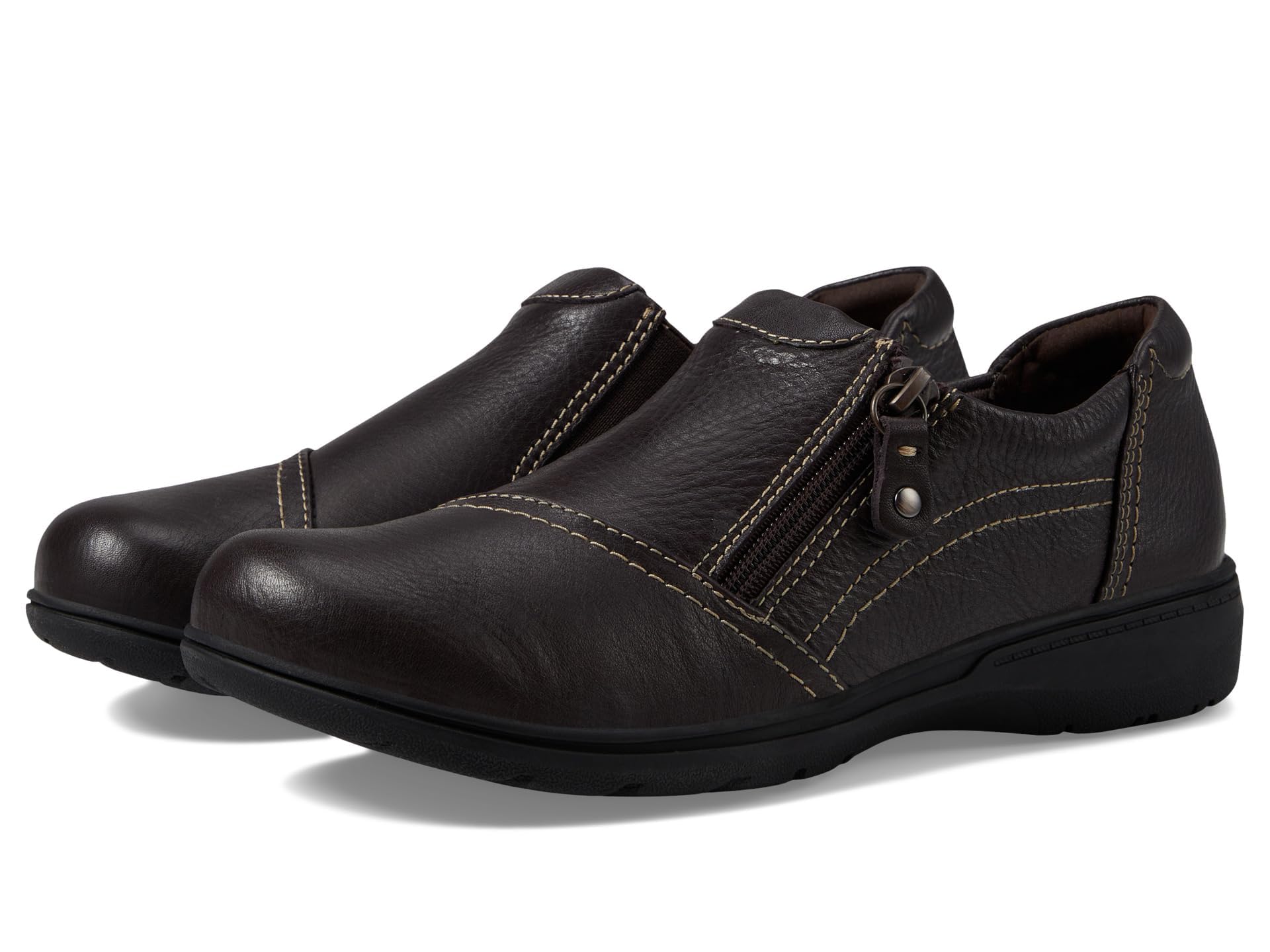 Clarks - - Carleigh Ray Schuhe für Damen, Kolorit Dark Brown, Größe: 39 EU Schmal