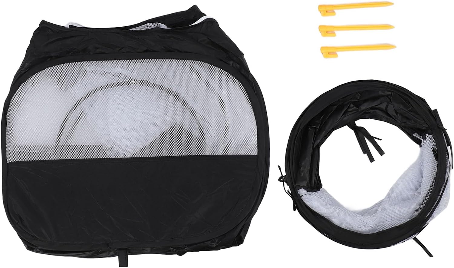 Asixxsix Small Animal Playpen, Foldable Portable Breathable Pet Playpen, Pet Exercise Tent with Tunnel for Cats Rabbits Hamsters Hedgehogs Chinchillas Guinea Pigs Ferrets