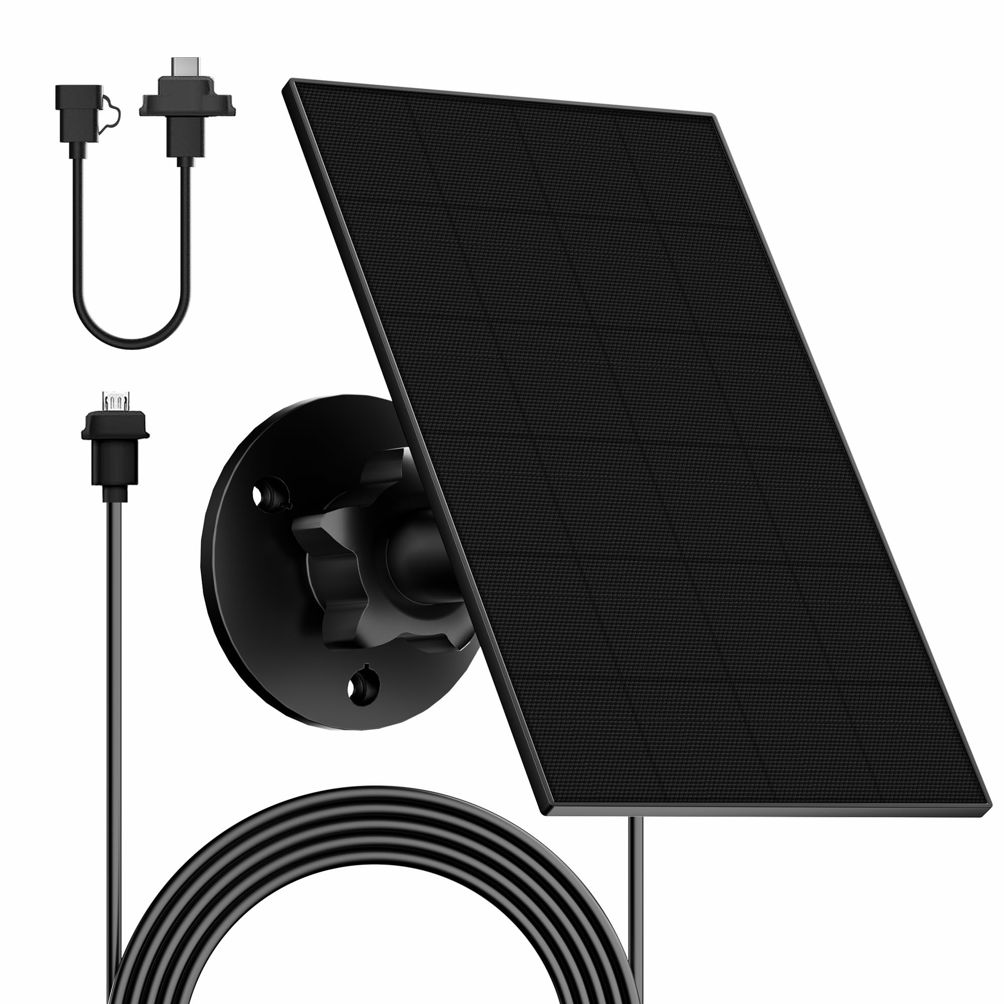 Pannello Solare per Blink Camera Outdoor, 2.5W Blink Solar Panel Compatibile con Blink Outdoor, Blink XT2/XT Camera&SimpliSafe Camera(non incluso), IP65 Blink Outdoor(3rd Gen) con Spina di Gomma