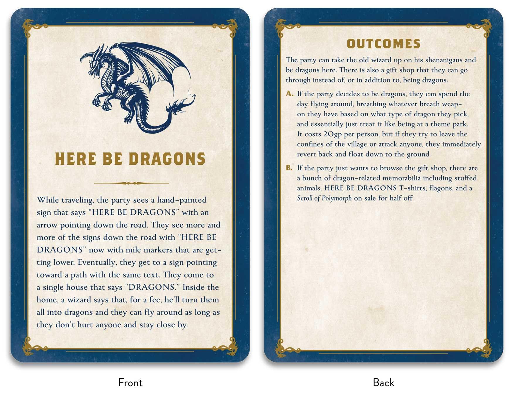 The Dungeonmeister Deck of Side Quests : 75 Mini Adventures to Empower Your Fantasy Campaign