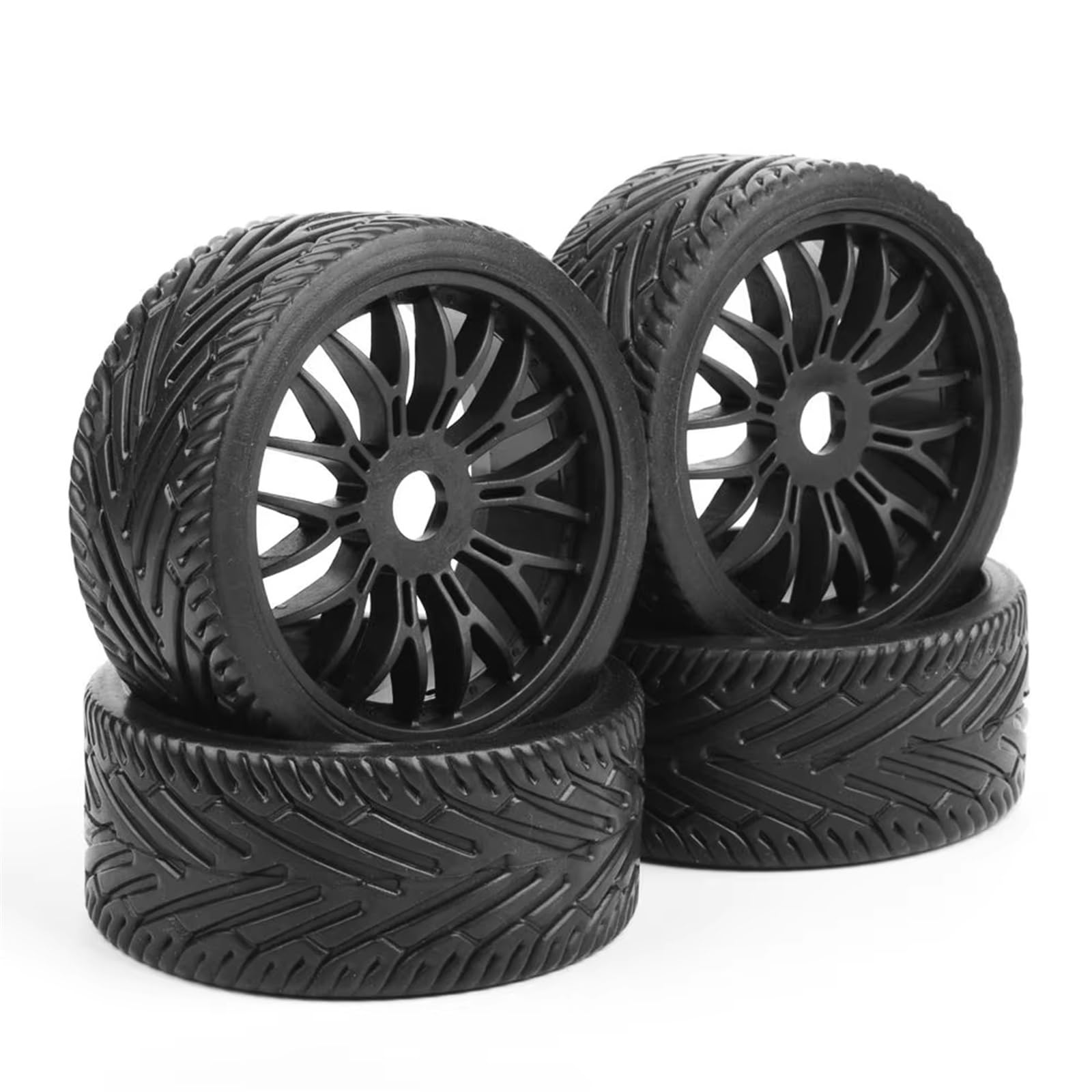 RC NeumáTicos Accesorios para HPI para HSP para Buggy 17mm Hex 4 Unids/Set Plano Todoterreno 1/8 Neumáticos De Coche RC Llantas