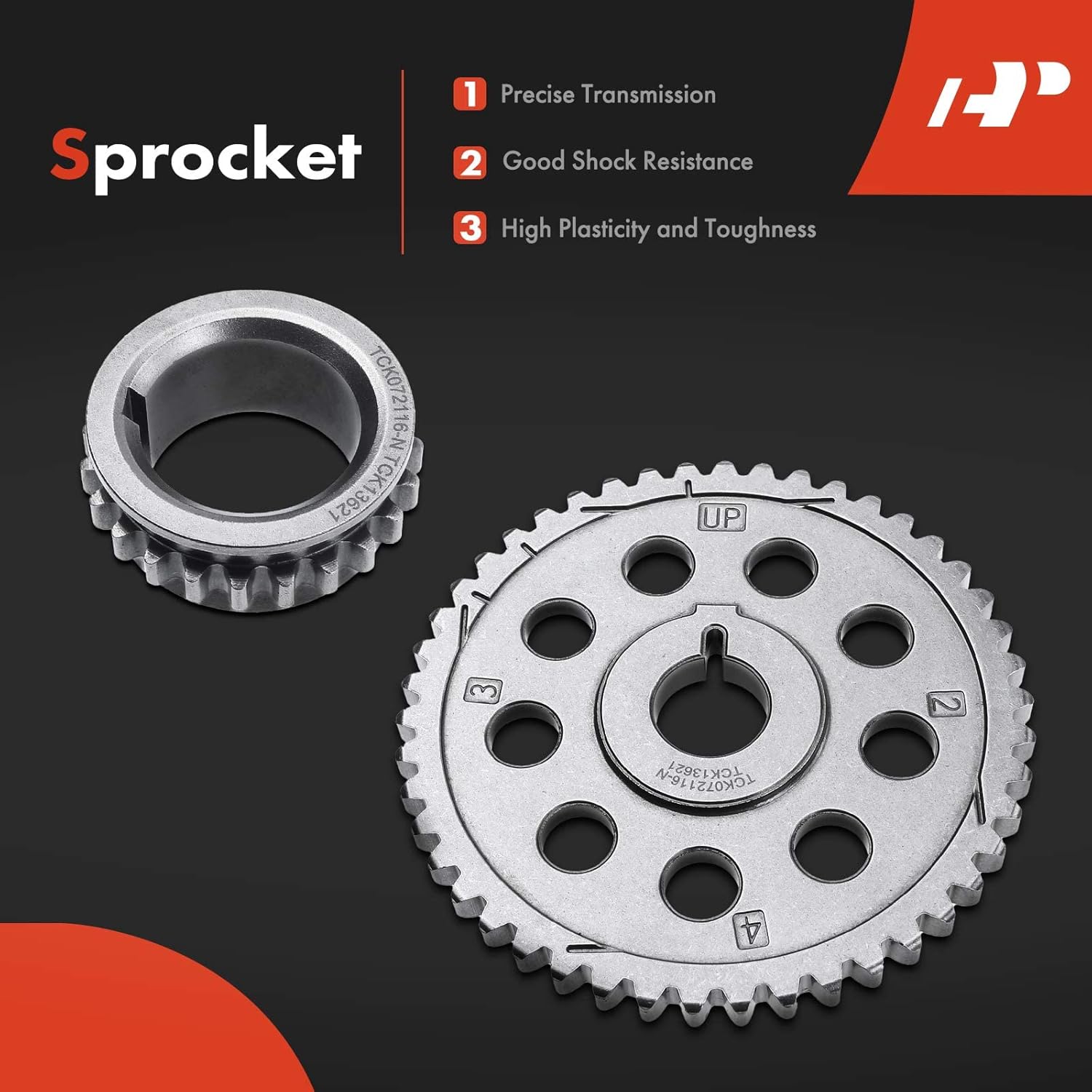 A-Premium Set of 6Pcs Engine Timing Chain Kit W/Tensioner & Guide & Sprocket [fits DOHC, L4 1.5L] Compatible with Honda CR-Z 2011-2014 & Fit 2009-2013, Replace# 13621-RB0-003, 14401-RB1-003