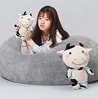 Vista 5 de Muñecos de peluche de vaca de peluche de 10 pulgadas