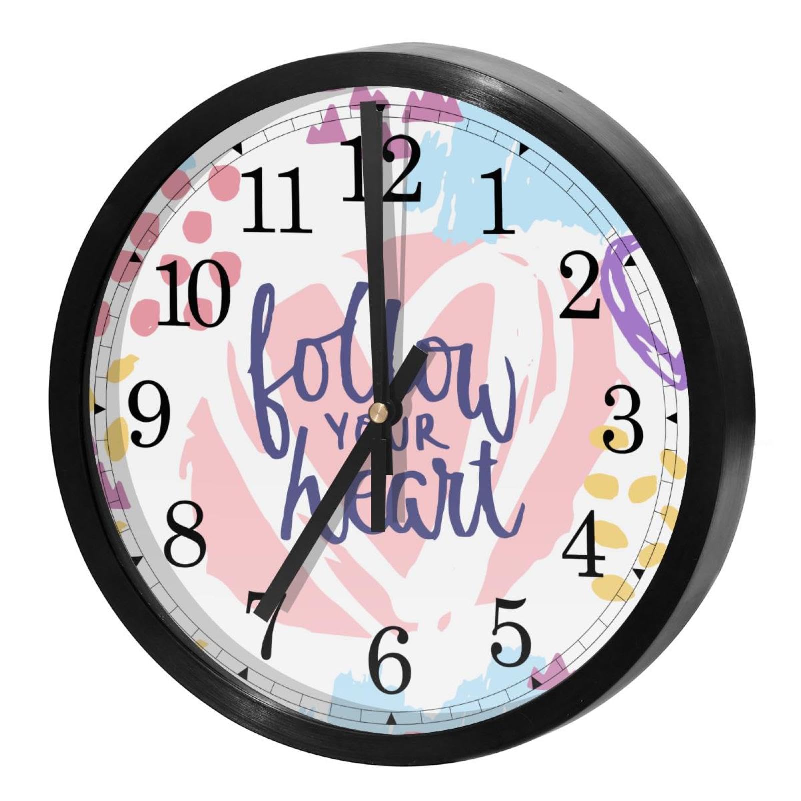 Horloge murale silencieuse pour retrouver le sommeil et la concentration